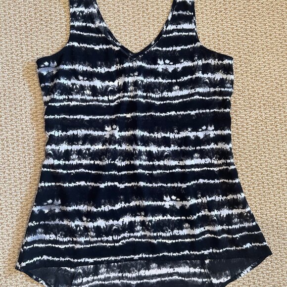 Women's Express Tie Dye Stripe Tank Top SzS - Picture 6 of 6